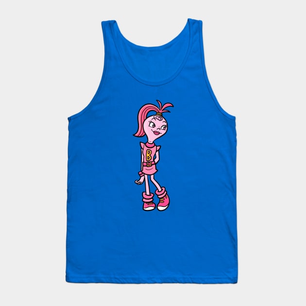 Booey Bubblehead Tank Top by Pickledjo